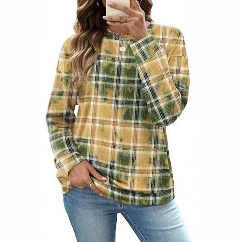 Loose-fit long-sleeve crew-neck sweatshirt