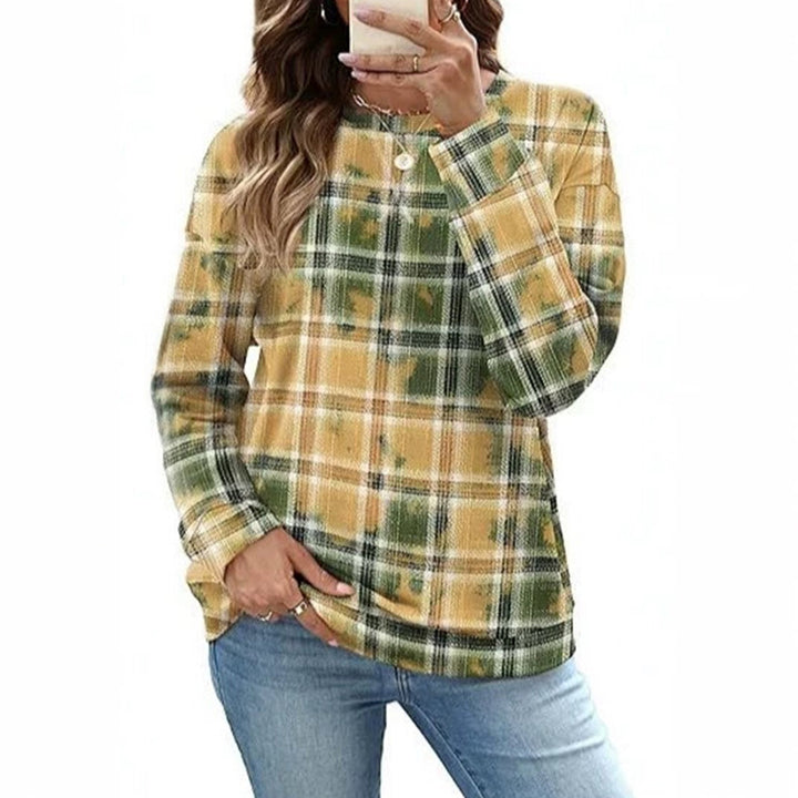 Loose-fit long-sleeve crew-neck sweatshirt