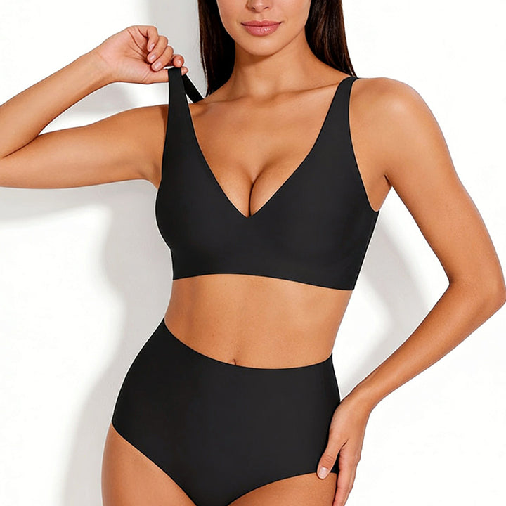 Best-selling leopard print non-wired anti-sag bra