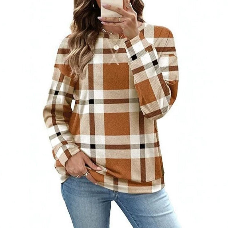 Loose-fit long-sleeve crew-neck sweatshirt