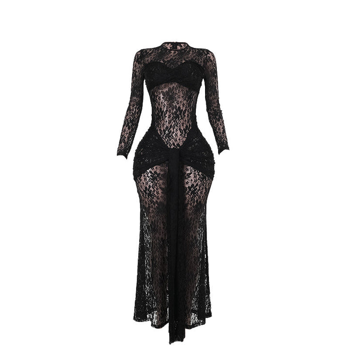 Sheer Lace Bodycon Dress