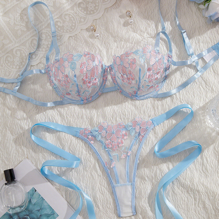 Lace Push Up Bra Set