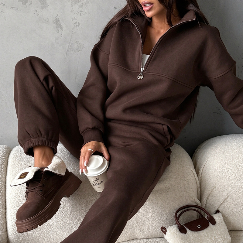 Casual Sweatshirt Set for Autumn/Winter