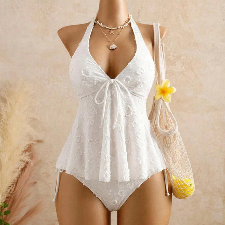 Best-Selling Ruffled Halter Swimsuit