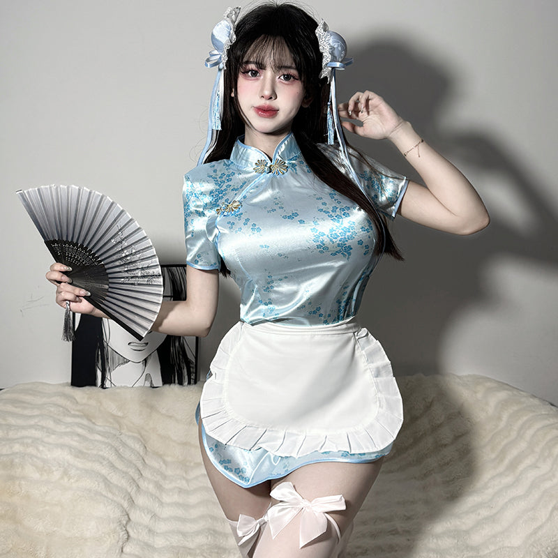 Sexy japanischer Dienstmädchen-Uniformanzug-D8975