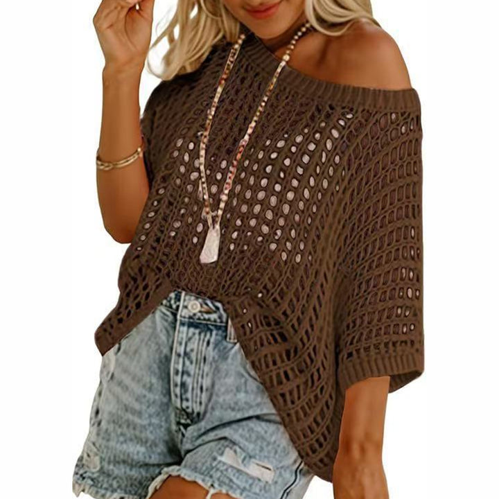 New Loose Open-Knit Beach Cover-Up
