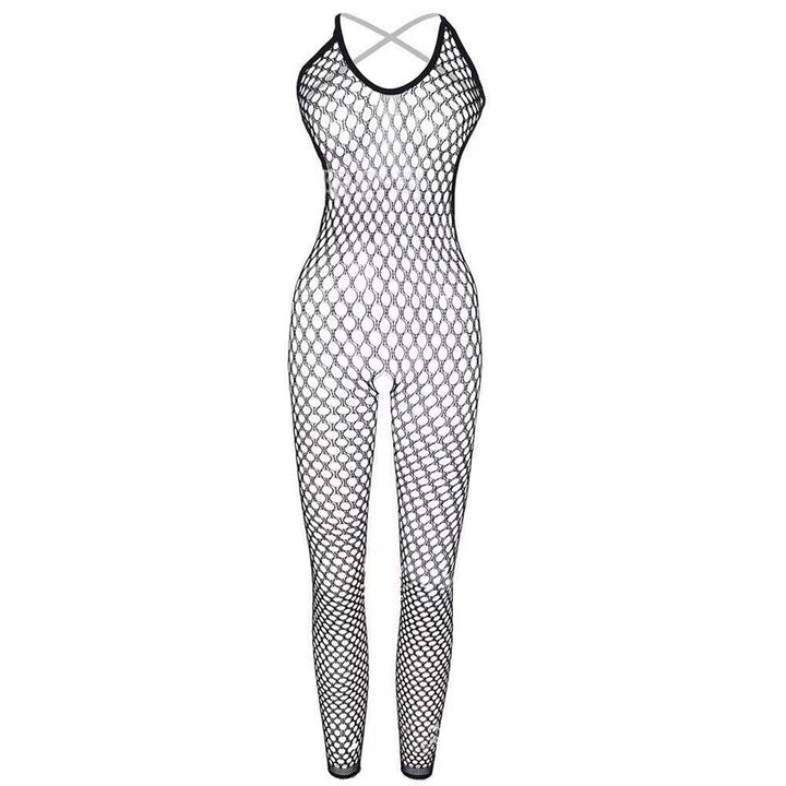Rose Lace Sexy See-Through Hollow Mesh Bodysuit
