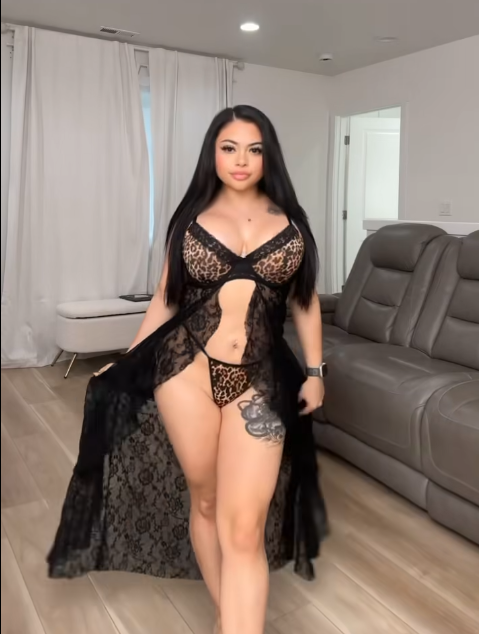 New leopard print sheer long nightgown and robe set.
