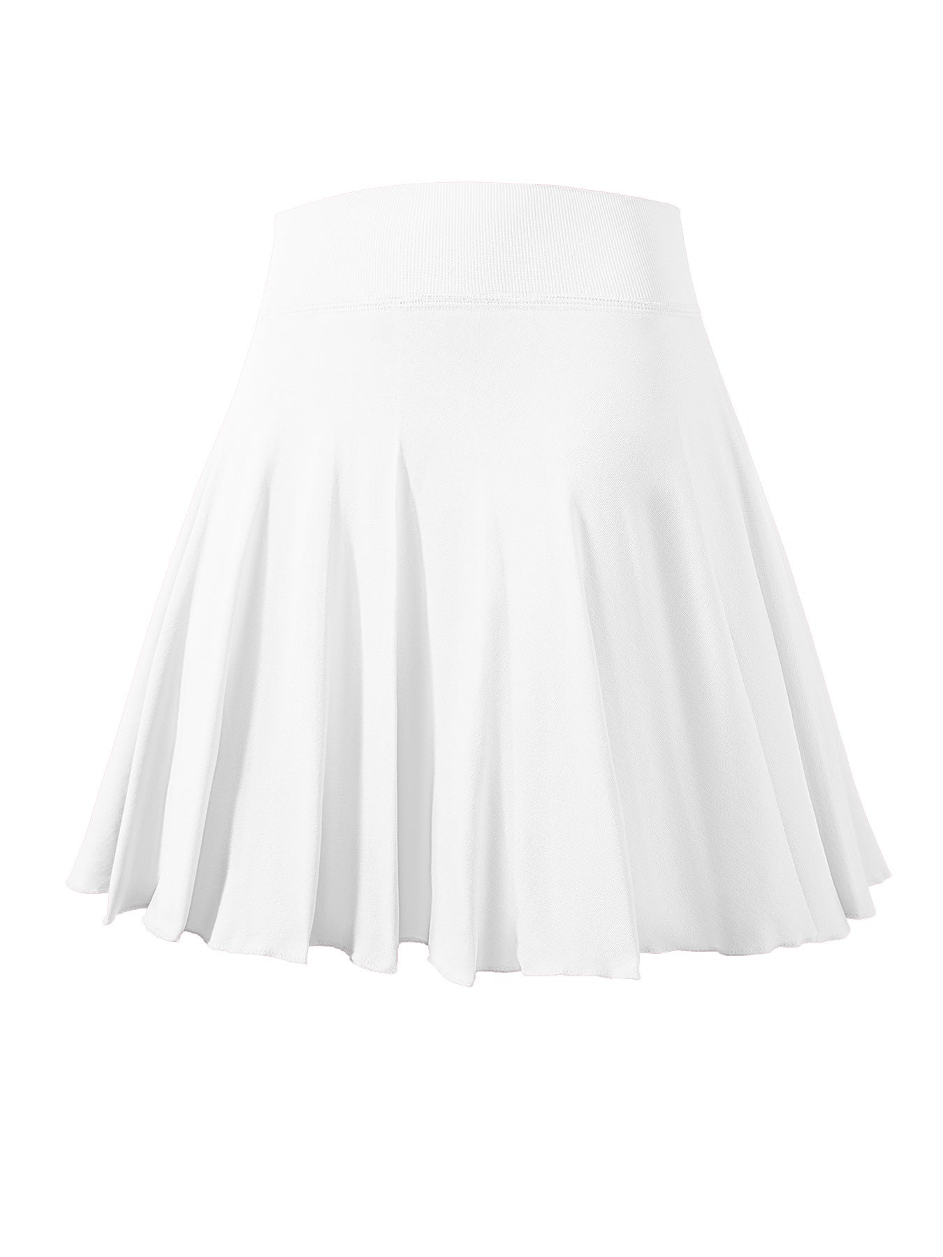 Pleated gym skirt