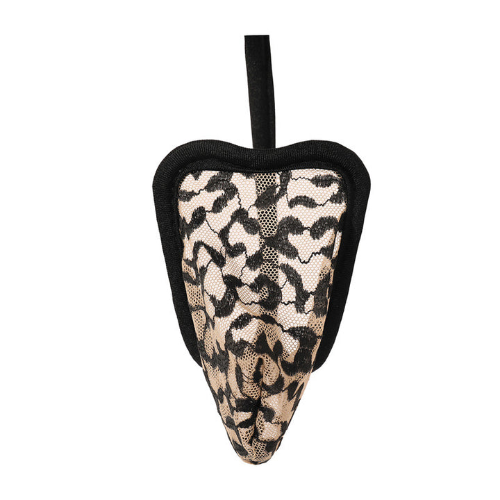 Men’s leopard-print “elephant trunk” style underwear