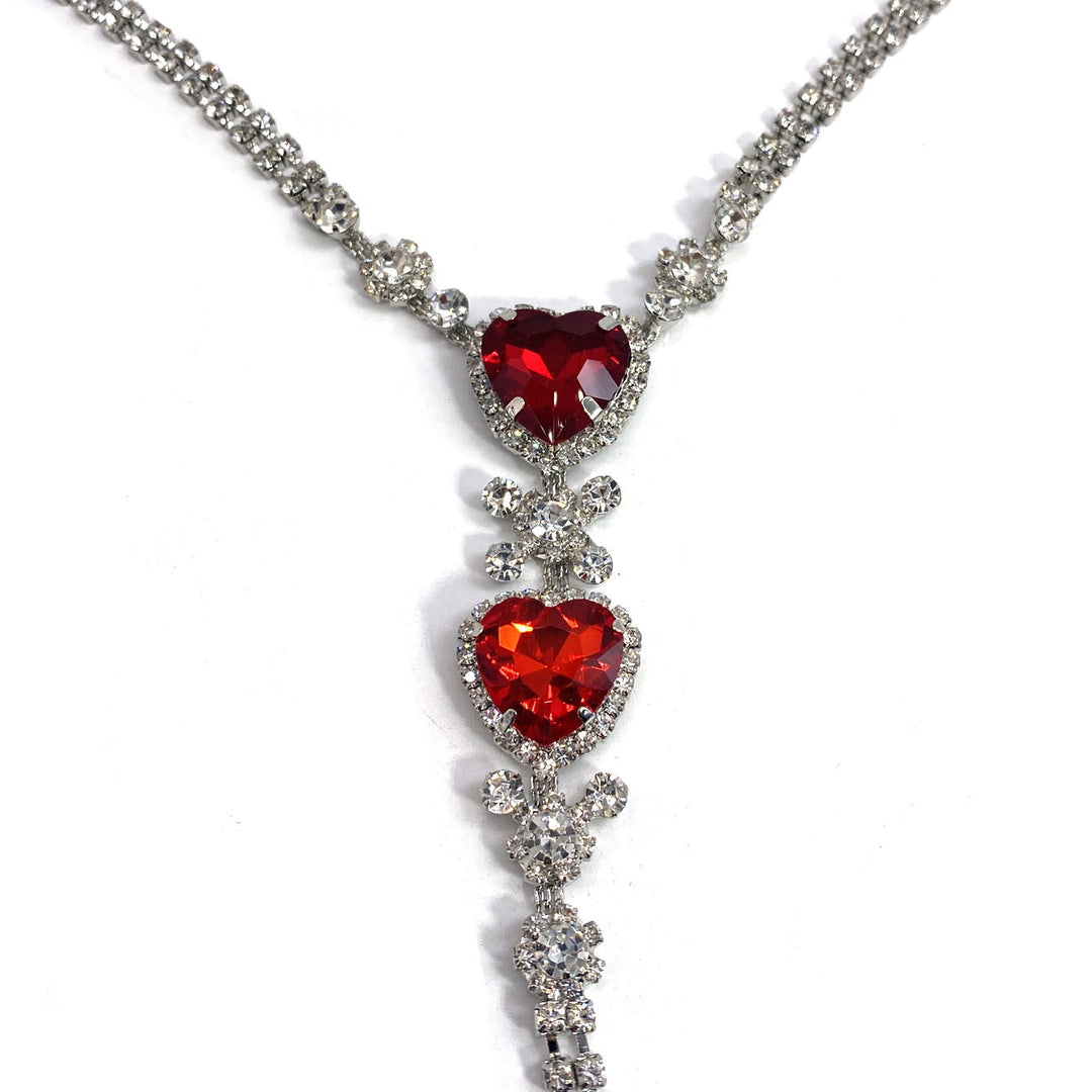 Ruby Rhinestone Bikini Thong Body Chain