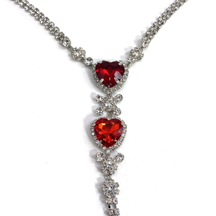 Ruby Rhinestone Bikini Thong Body Chain