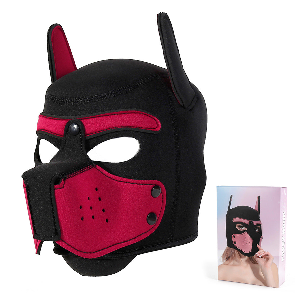 Sexy men and women training masks