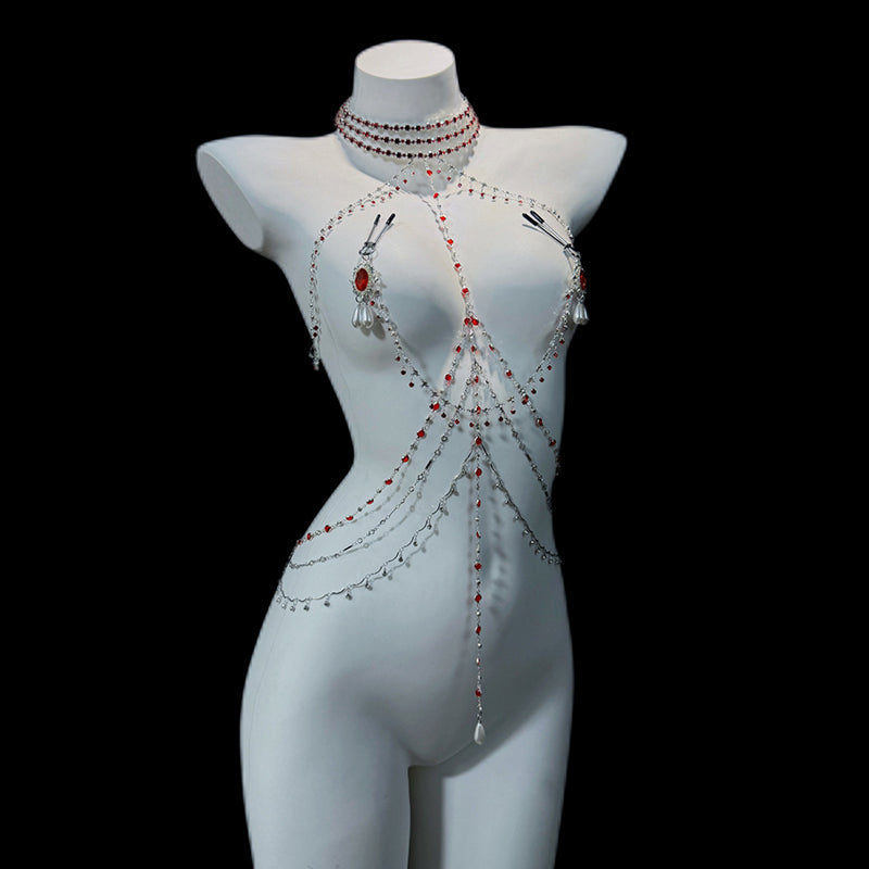 Tassel Choker Body Chain