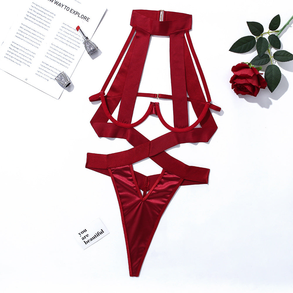 Popular backless hollow tights
