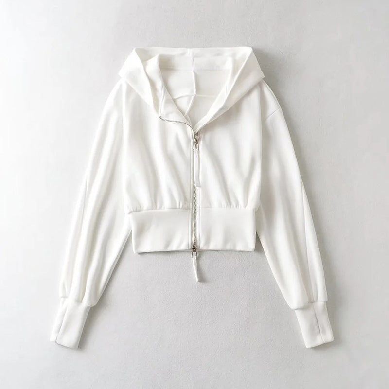 New Stylish Double-Zipper Hooded Sweatshirt (Spring/Autumn Style)