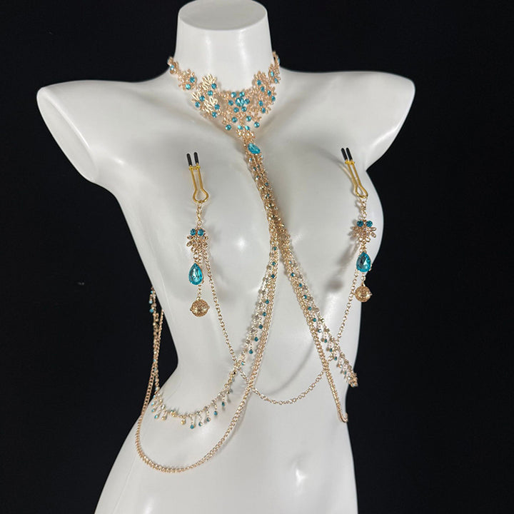 Sexy Sapphire Body Chain