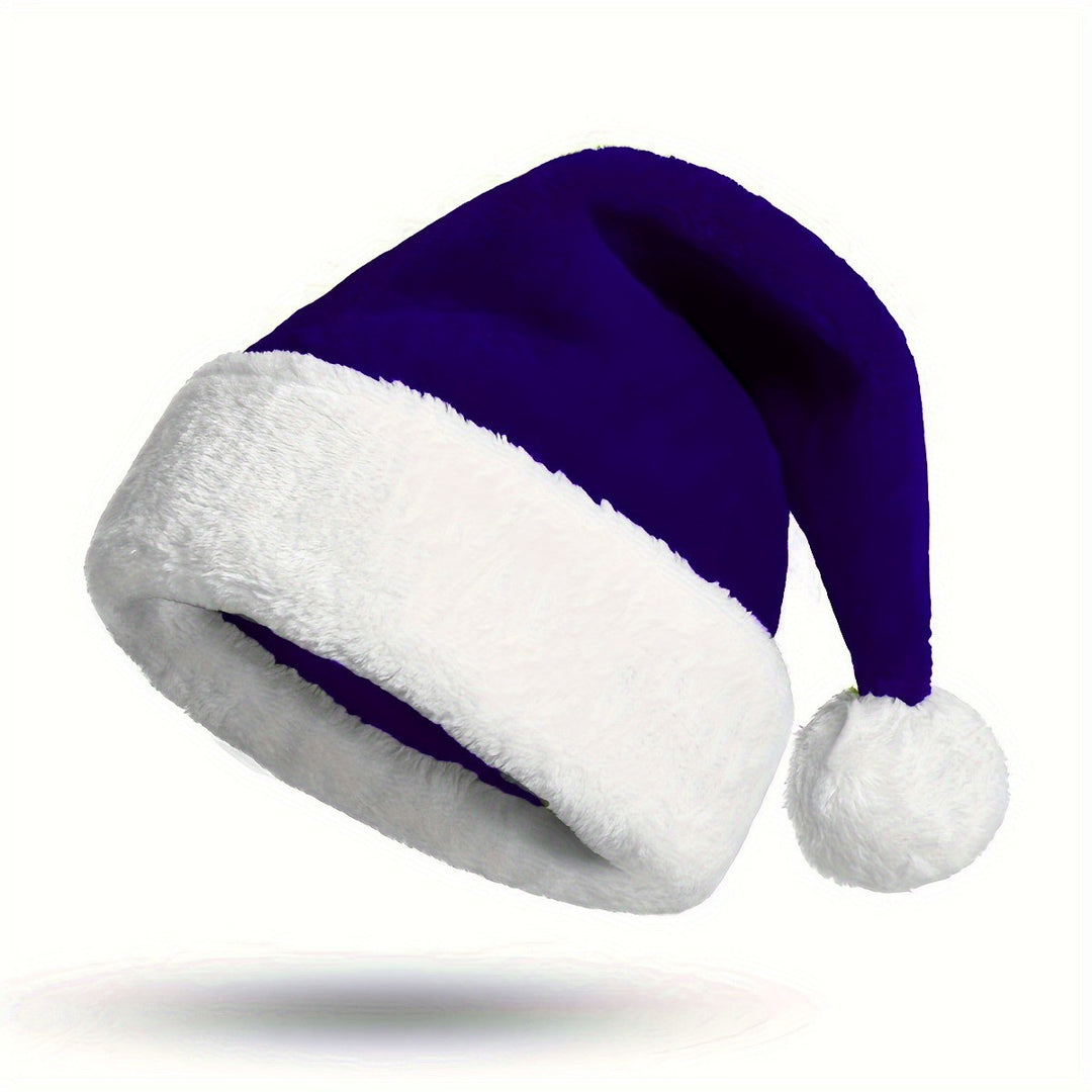 Christmas party thickened folding colorful Christmas hat