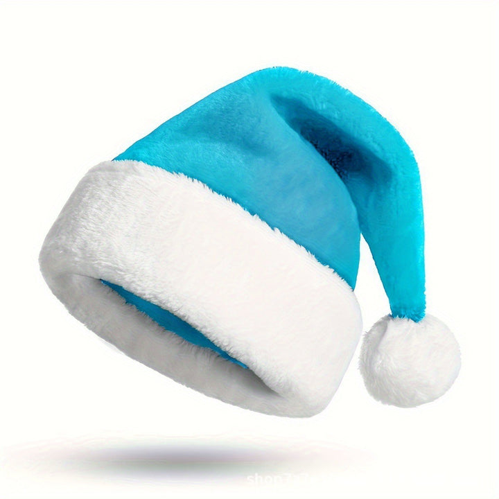 Christmas party thickened folding colorful Christmas hat