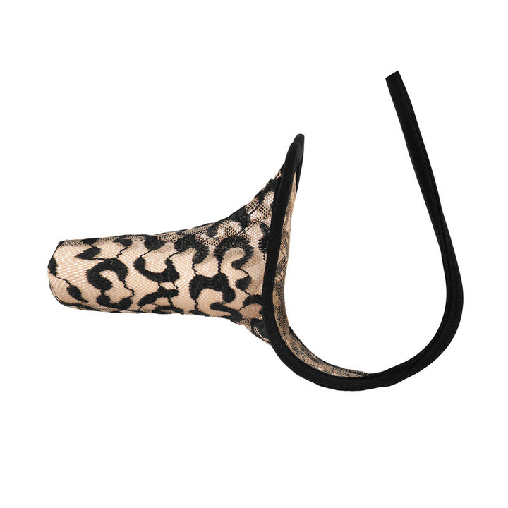 Men’s leopard-print “elephant trunk” style underwear