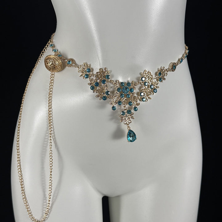 Sexy Sapphire Body Chain