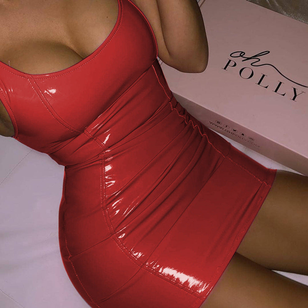 Party Sexy Sleeveless Hip Skirt