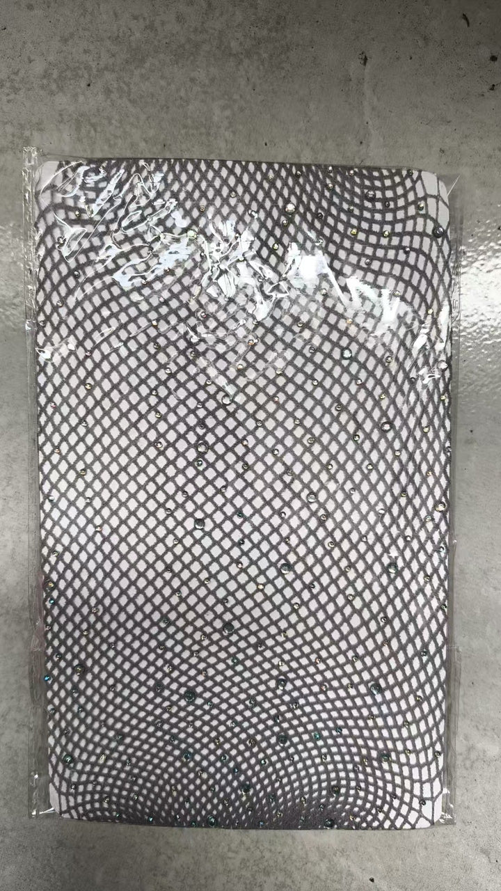 Thin Sexy Mesh Rhinestone Pantyhose