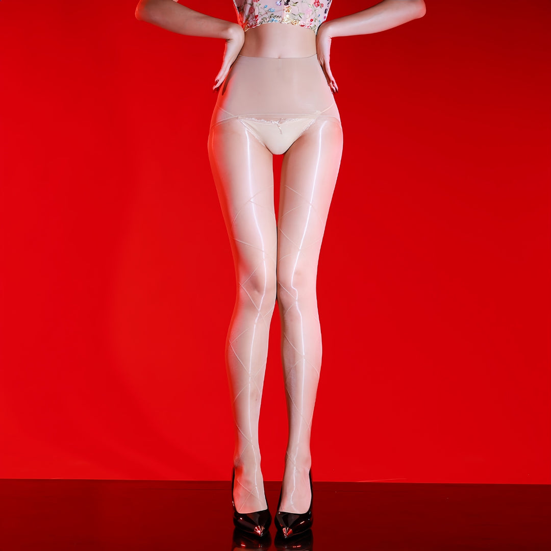 Sexy large-mesh ultra-thin stockings