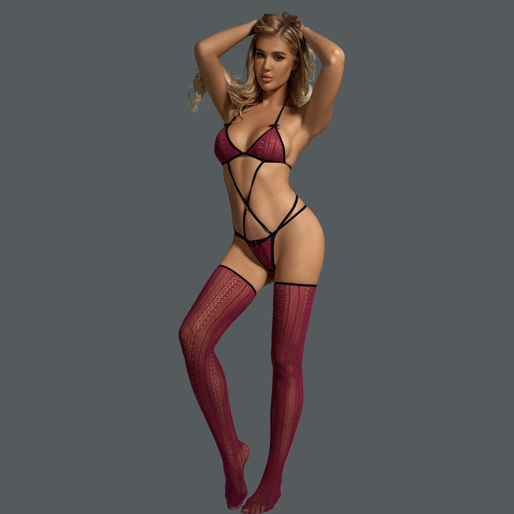 New sexy halter bikini lingerie two-piece set