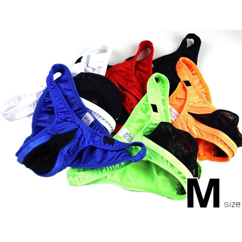 Men’s Silky Ice-Silk Mesh Pouch-Support Underwear