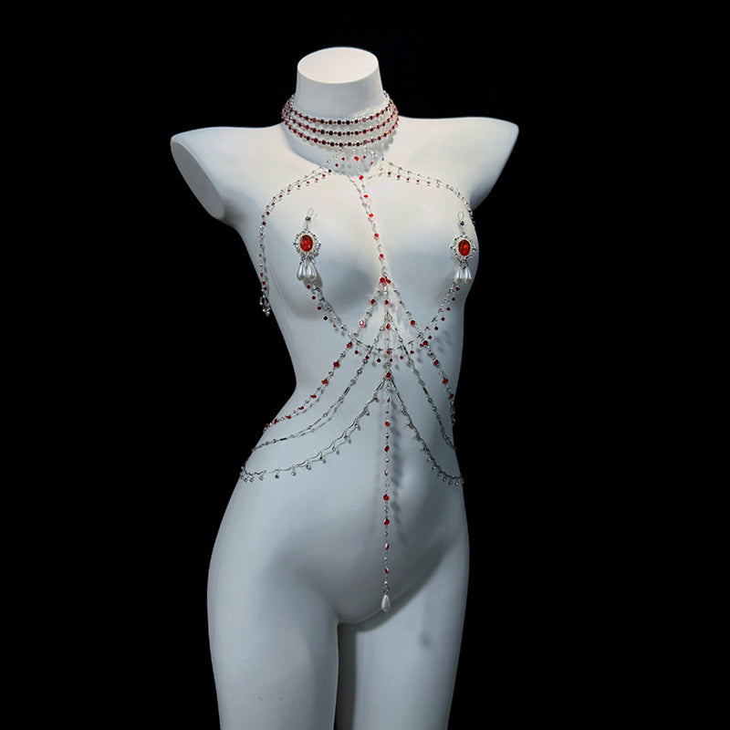 Tassel Choker Body Chain