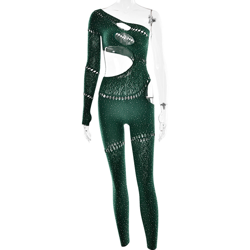 Sexy Sparkling Rhinestone Jumpsuit