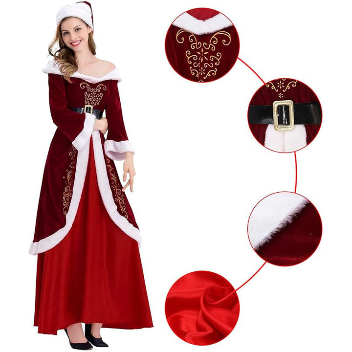 New Santa Claus Costumes for Men and Women