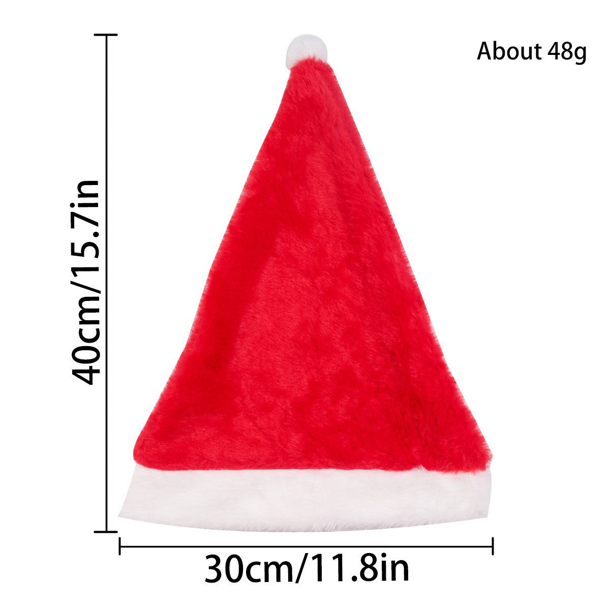 Christmas plush Santa hat