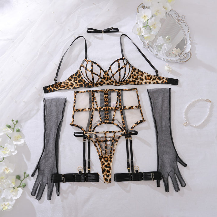 Best-selling thin mesh sexy lingerie set