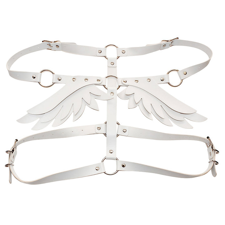 Eco-friendly PU leather Angel Wings harness