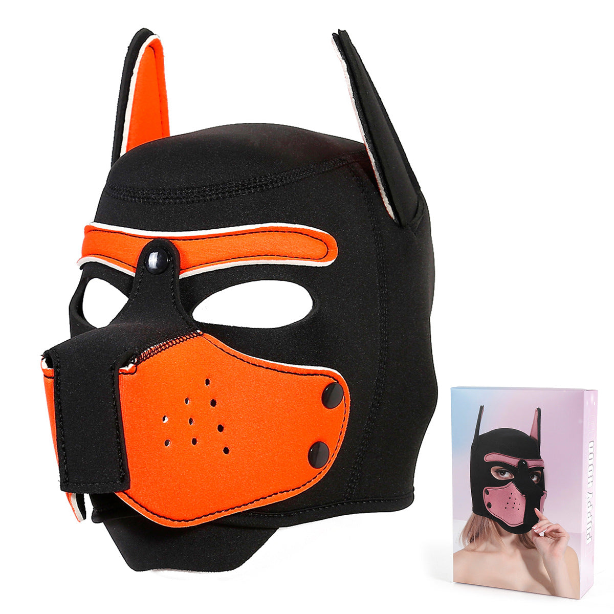 Sexy men and women training masks