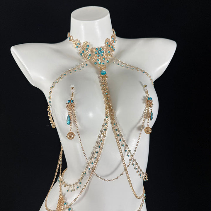 Sexy Sapphire Body Chain