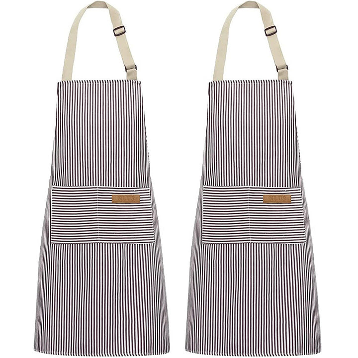 Striped backless mystery apron