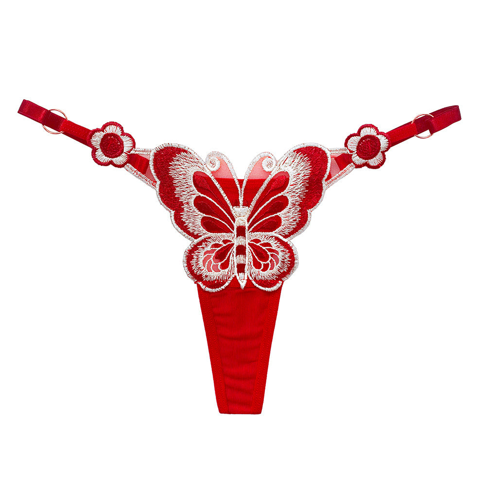Tanga mit Schmetterlingselementen