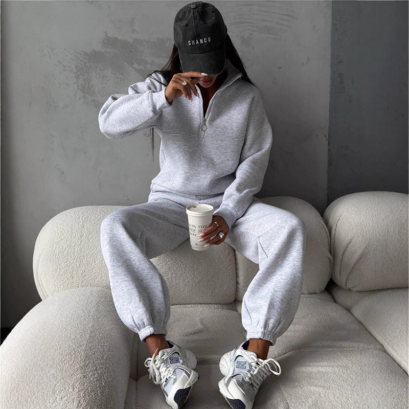 Casual Sweatshirt Set for Autumn/Winter