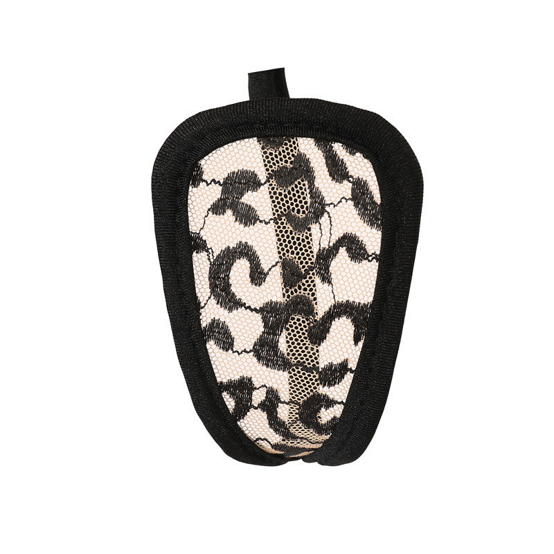 Men’s leopard-print “elephant trunk” style underwear