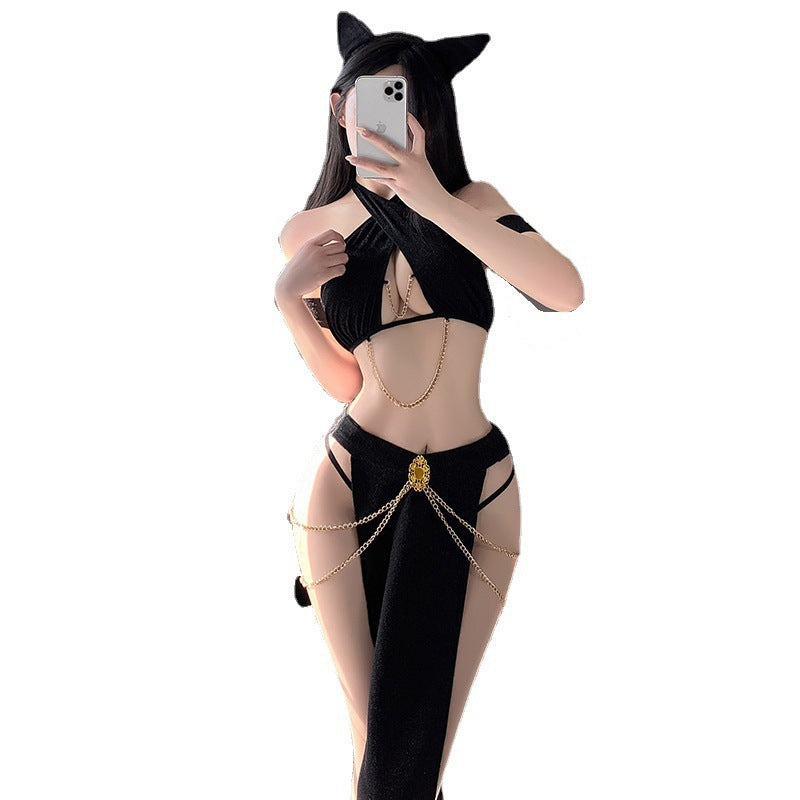 New sexy queen style catwoman suit