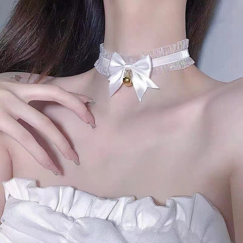 Cat ear headband bell collar headdress