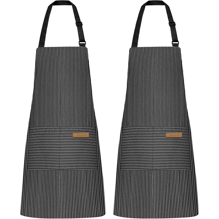 Striped backless mystery apron