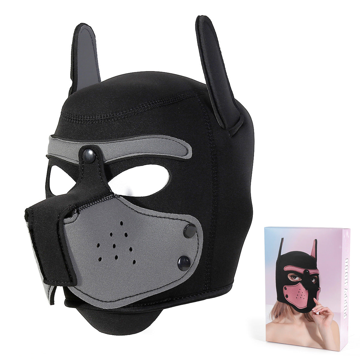 Sexy men and women training masks