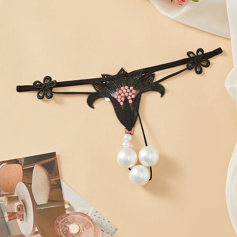 New extra-large pearl massage thong
