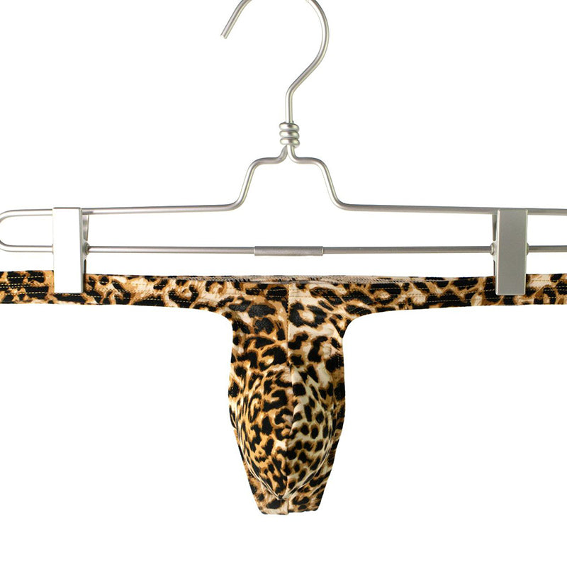 Best-selling men’s leopard-print thong (thin-strap style)