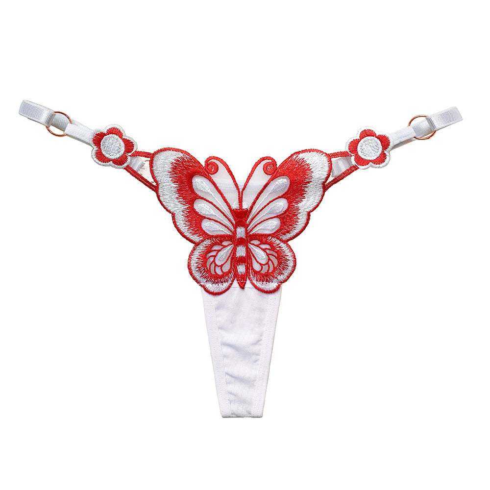 Tanga mit Schmetterlingselementen