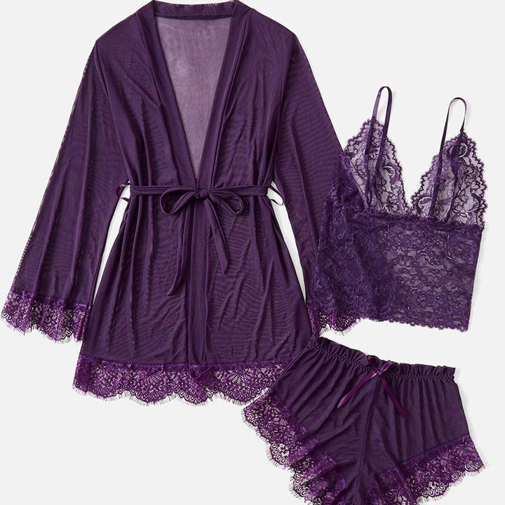 Best-selling 3-piece lace camisole set